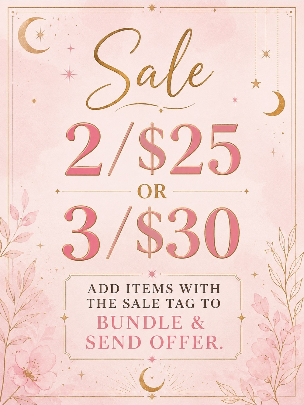 ✨2/$25 or 3/$30 SALE DEALS